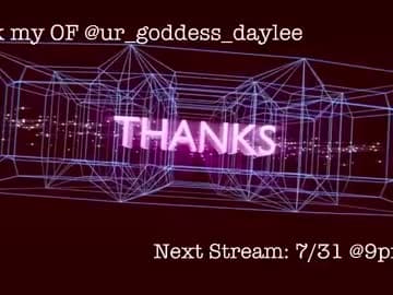 Live show preview for ur_goddess_daylee